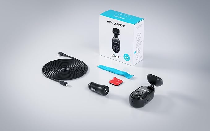 Nextbase Small & Mighty Smart Dash Cam with App, Compact Design, HD View with Smart Parking, Emergency SOS, and Voice Control