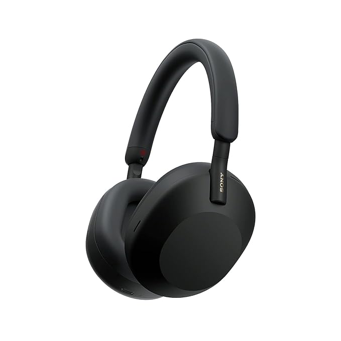 SO'NY Best Active Noise Cancelling Wireless Bluetooth Over Ear Headphones with Mic for Clear