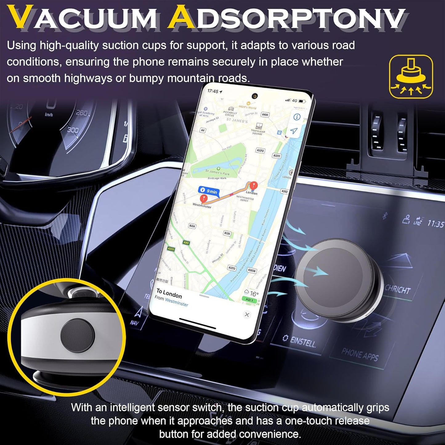 Magnetic phone Holder power bank
