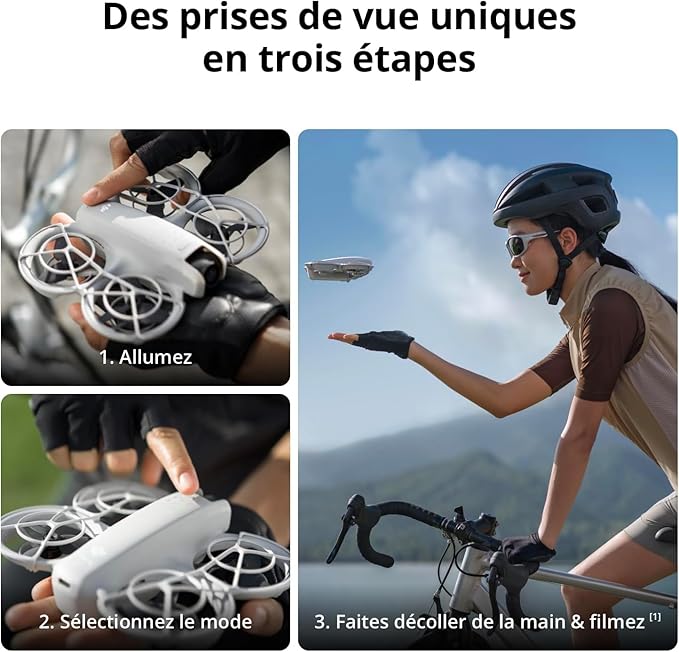 DJI Neo Drone Fly More Combo, Mini Drone with 4K UHD Camera for Adults , Under 249 g, 3-Axis Gimbal Stabilization, 10km Video Transmission, Auto Return & More features