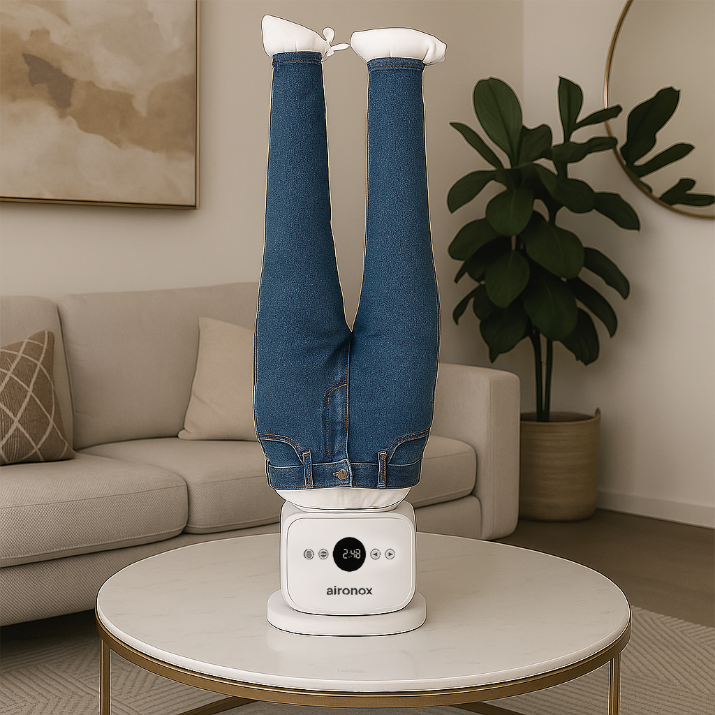 Automatic Ironing Machine,Portable Steam Drying Smart Machine, Ironing Clothes Folding Wrinkle Removal Machine with Remote Control Automatic Steam Ironing Machine