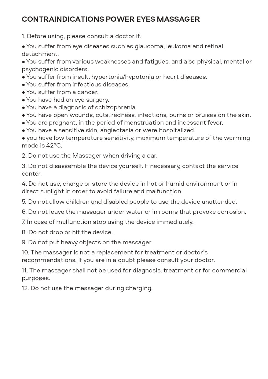 Power Eye Massager - Wireless Massager with Warming