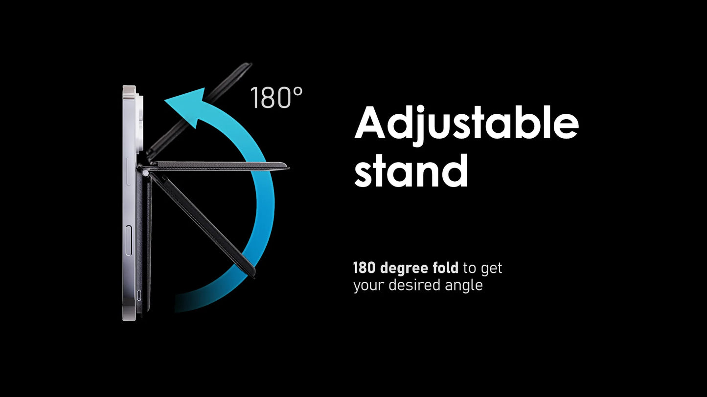 5 in 1 Smartest Mag-Safe Atlas Wallet and Stand iphone / Android