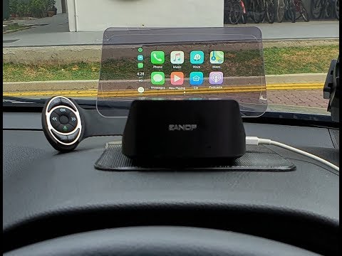 Head-up display Wireless CarPlay/AndroidAuto compatible (small pedestal version)