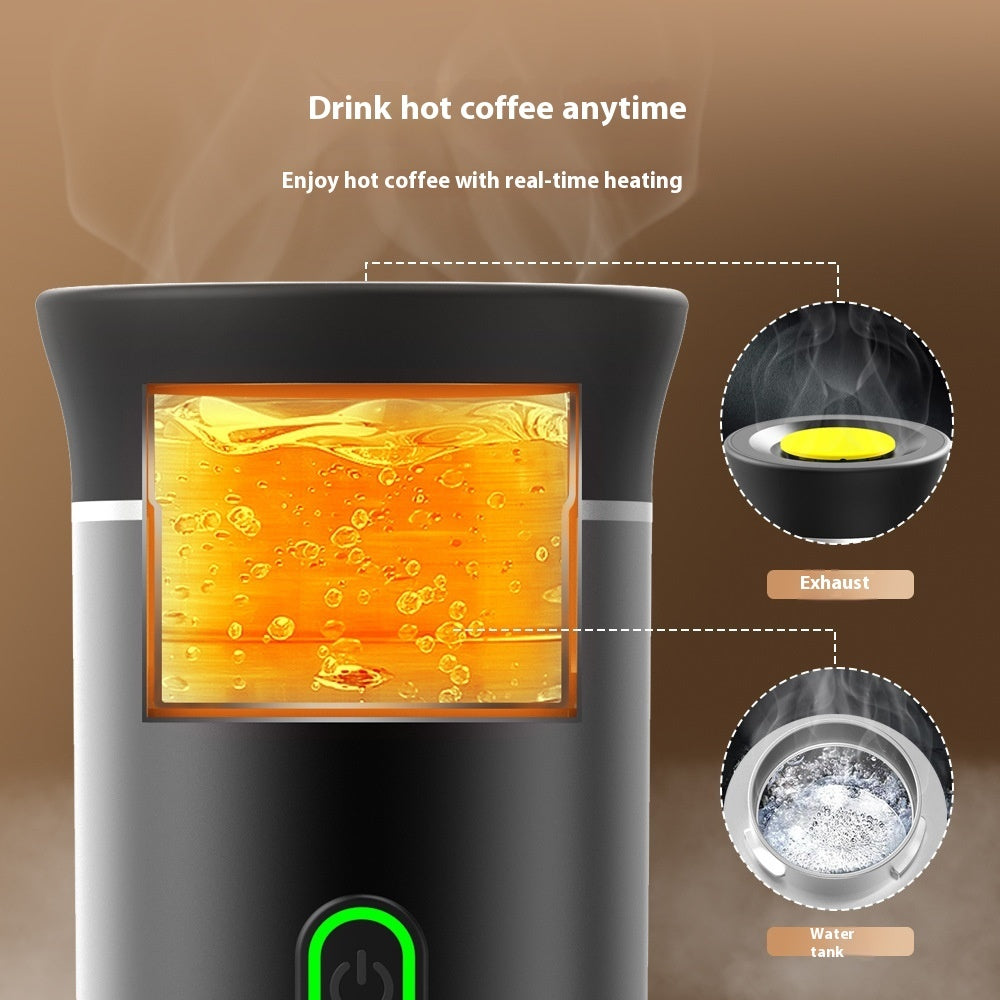 Electric Grinder Coffee Travel Handy 3 In 1 Espresso Portable Coffee Espresso Maker Machine Cafe Portable Capsule Coffee Machine Kitchen Gadgets