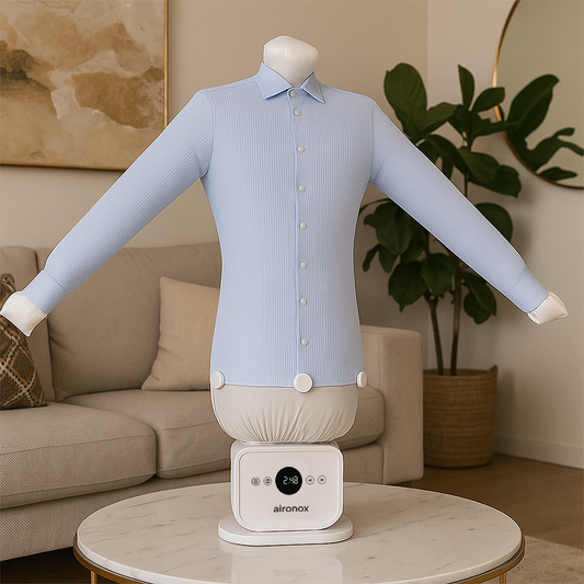 Automatic Ironing Machine,Portable Steam Drying Smart Machine, Ironing Clothes Folding Wrinkle Removal Machine with Remote Control Automatic Steam Ironing Machine