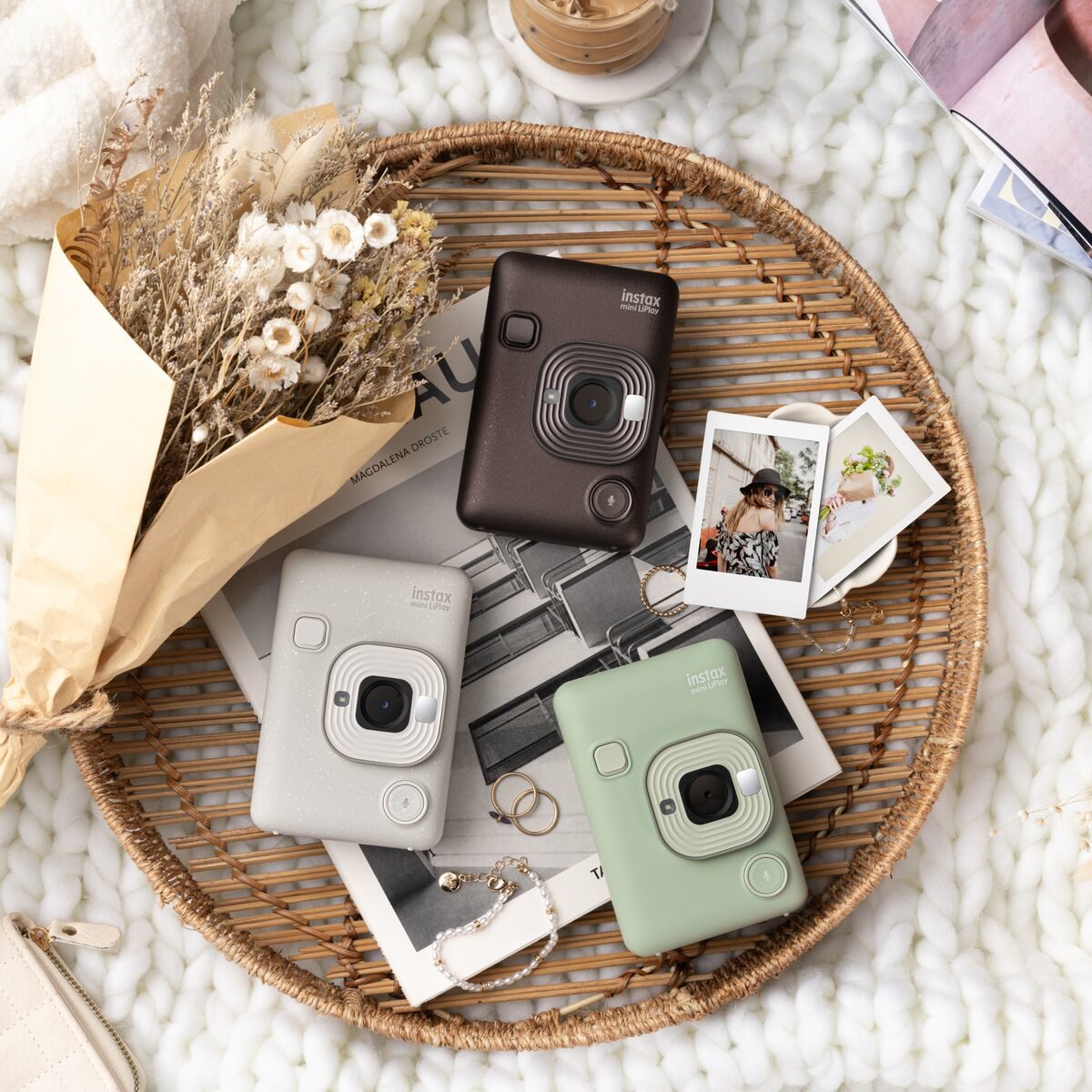 Fujifilm Instax Mini Liplay camera Matcha Green