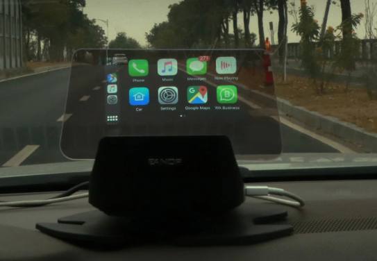 Head-up display Wireless CarPlay/AndroidAuto compatible (small pedestal version)