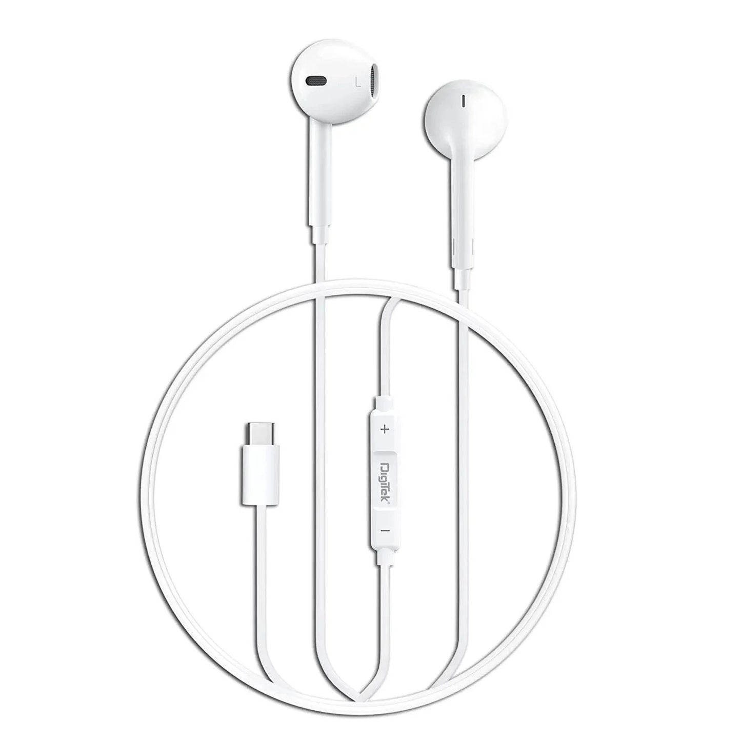 USB- Type C Headphone for iPhone Wired Earbuds with Mic and Noise Cancelling