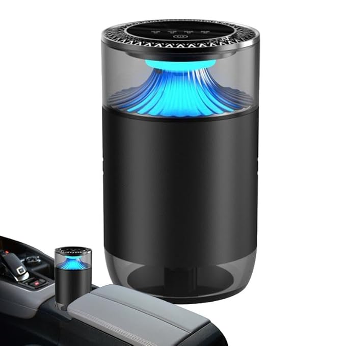Smart Car Aroma Diffuser Cloud Mist With Sound RGB Light Auto Air Freshener Rechargeable Removing Odors Car Accessories