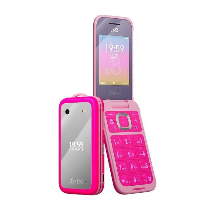 HMD Barbie™ Phone | Flip | Unlocked | KaiOS | Compatible with All Carriers