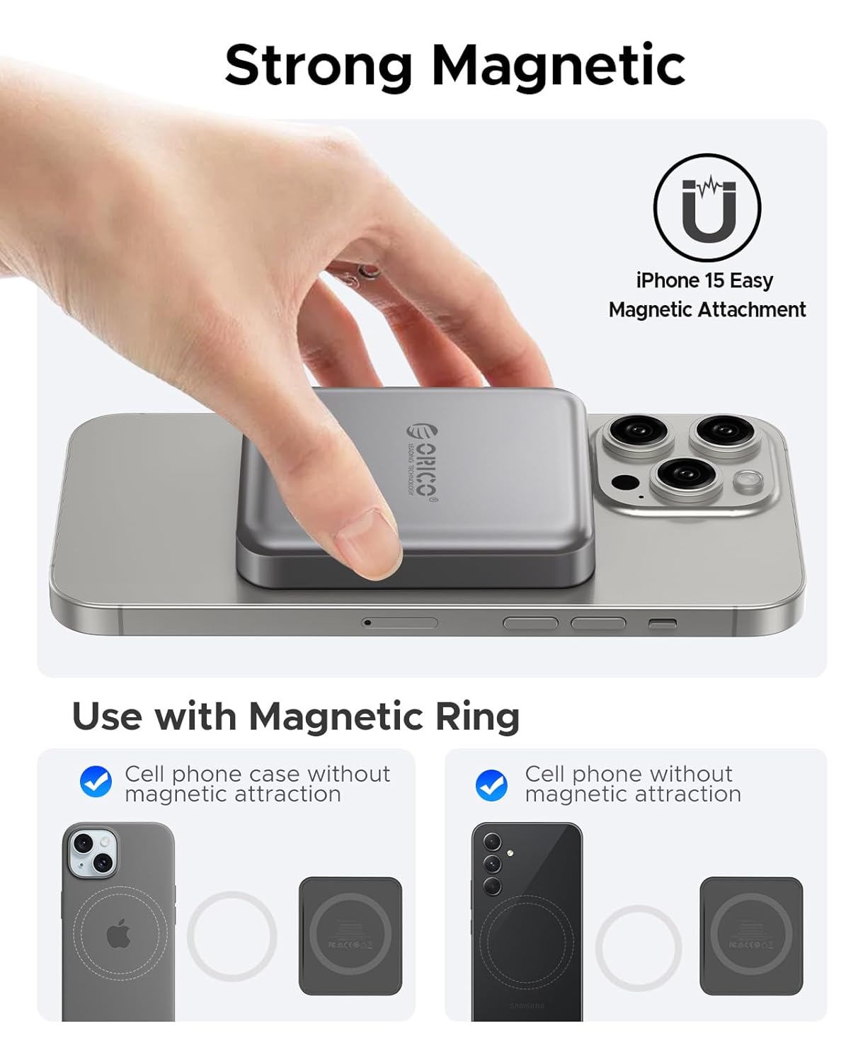 K20Mini ORI-CAO Magnetic External SSD for iPhone 15/16 Pro/Max – 2000MB/s, 4K ProRes HDR Recording & Storage