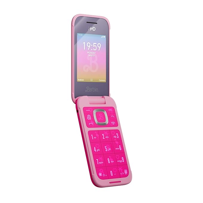 HMD Barbie™ Phone | Flip | Unlocked | KaiOS | Compatible with All Carriers