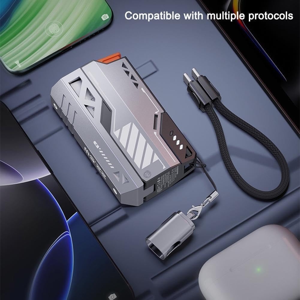 Detachable CCC Power Bank 22.5W Replaceable Battery Fast Charging External Battery Power Bank for iPhone