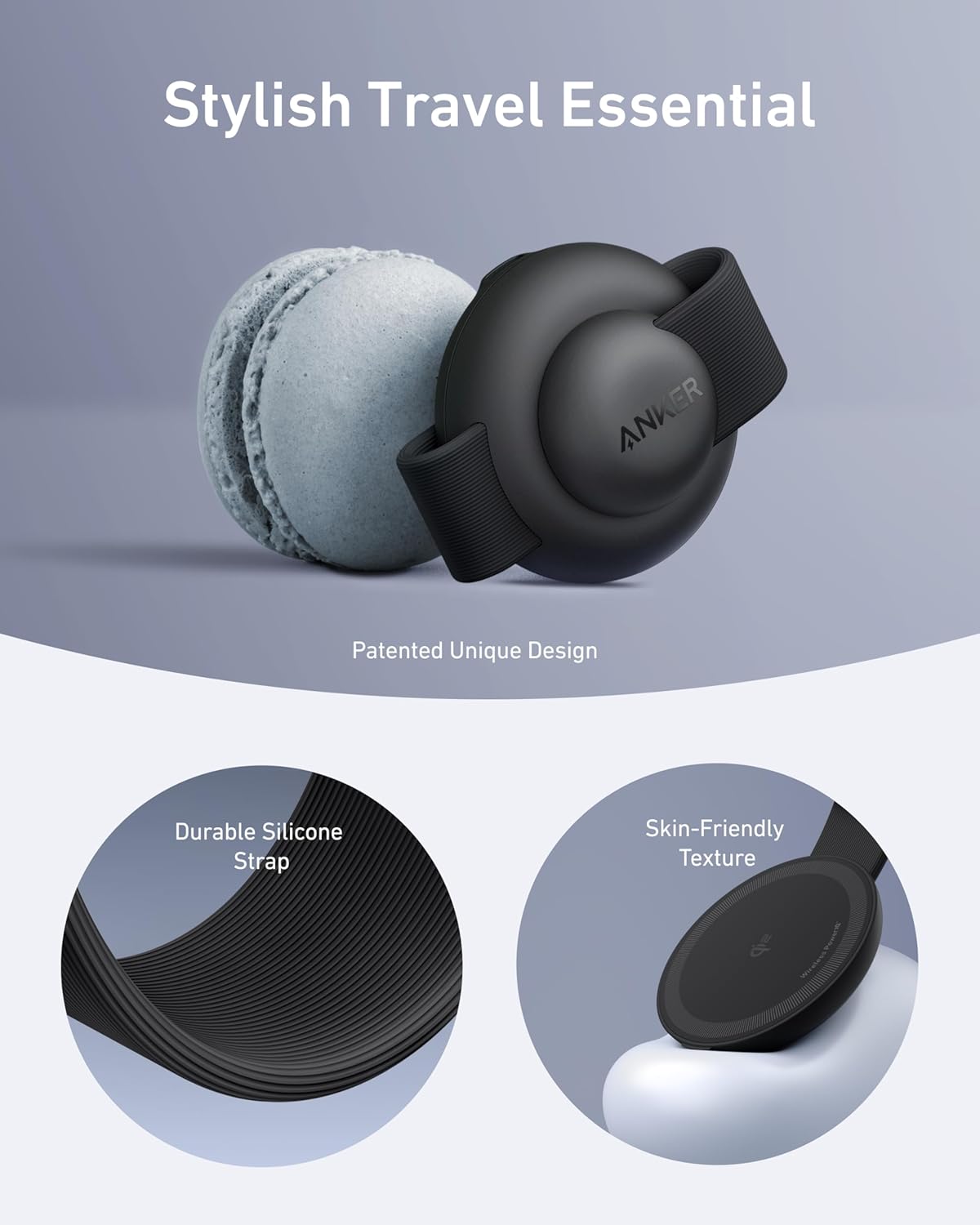 Anker MagSafe Compatible MagGo UFO 3-in-1 Charger, Wireless Charging Station