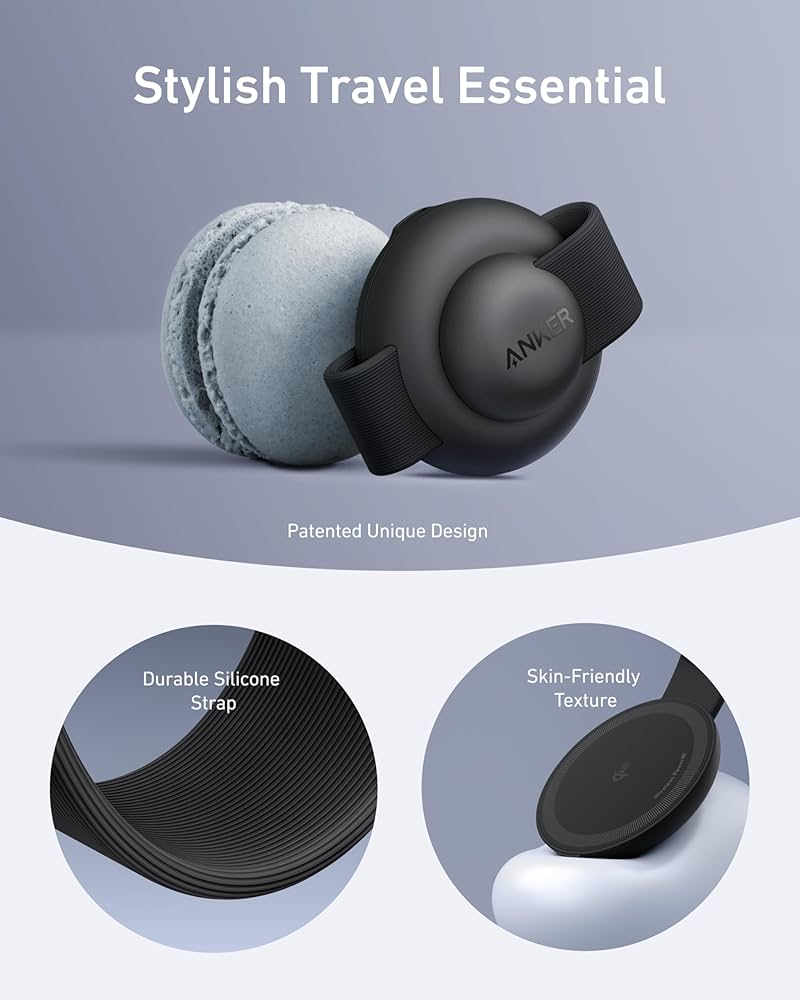 Anker MagSafe Compatible MagGo UFO 3-in-1 Charger, Wireless Charging Station