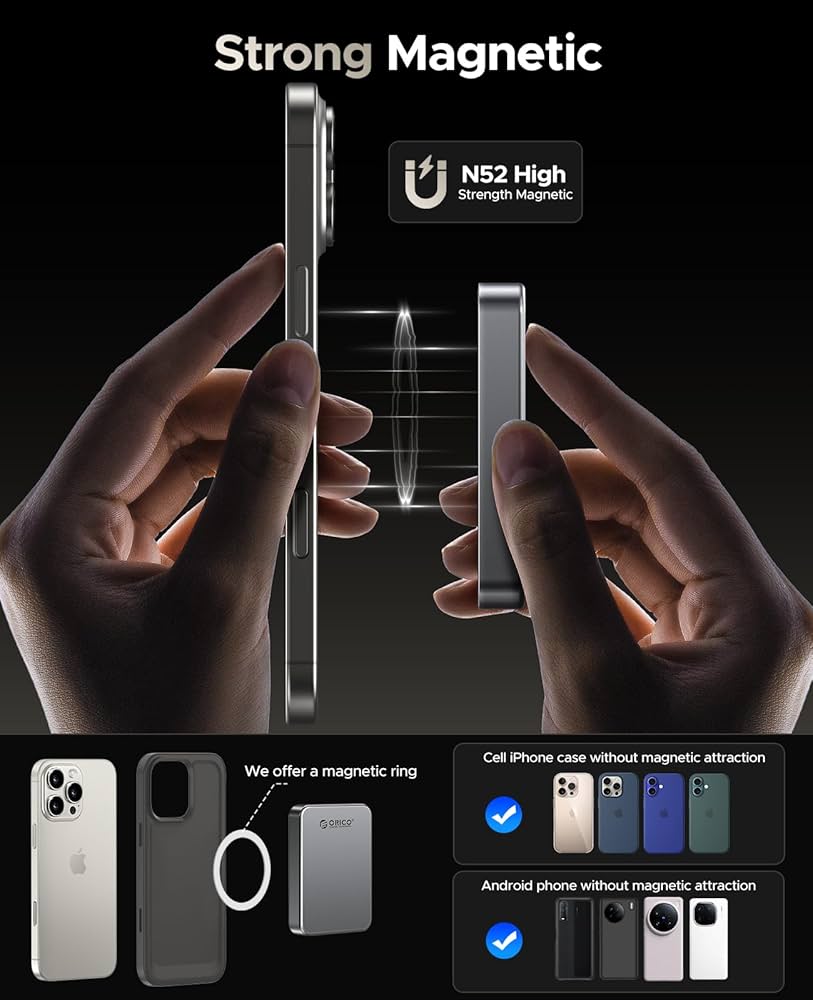 K20Mini ORI-CAO Magnetic External SSD for iPhone 15/16 Pro/Max – 2000MB/s, 4K ProRes HDR Recording & Storage