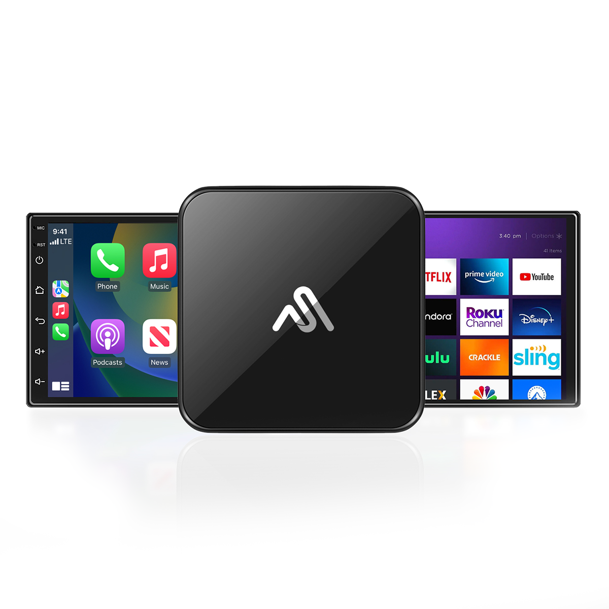 Auto_Sky CarPlay TV Adapter – Convert Any Wired CarPlay to Wireless CarPlay - Plug in a TV Stick to Stream Netflix, YouTube, and More