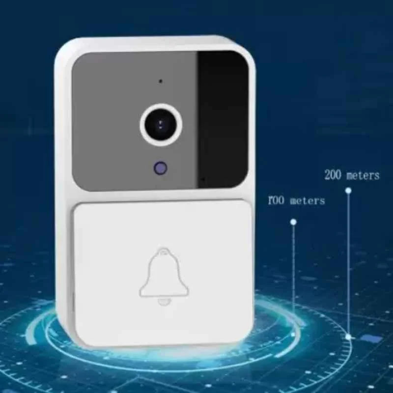 Smart Ring Wireless Doorbell Security Camera Two-Way Remote Audio Video IR Night Vision