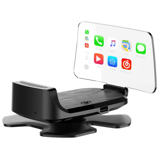 Head-up display Wireless CarPlay/AndroidAuto compatible (small pedestal version)