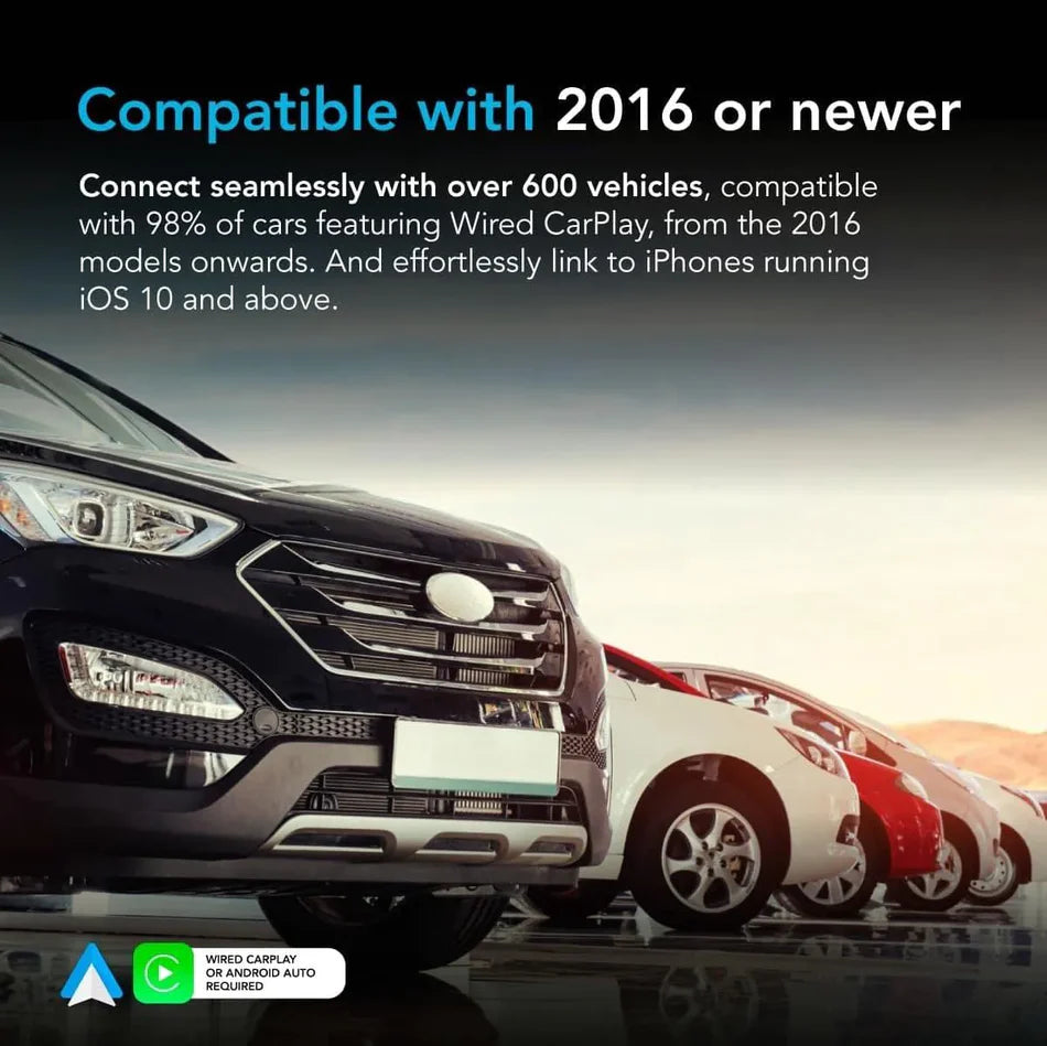 Auto_Sky CarPlay TV Adapter – Convert Any Wired CarPlay to Wireless CarPlay - Plug in a TV Stick to Stream Netflix, YouTube, and More