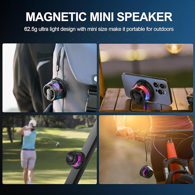 Bluetooth magnetic 5W speaker home wireless small speaker