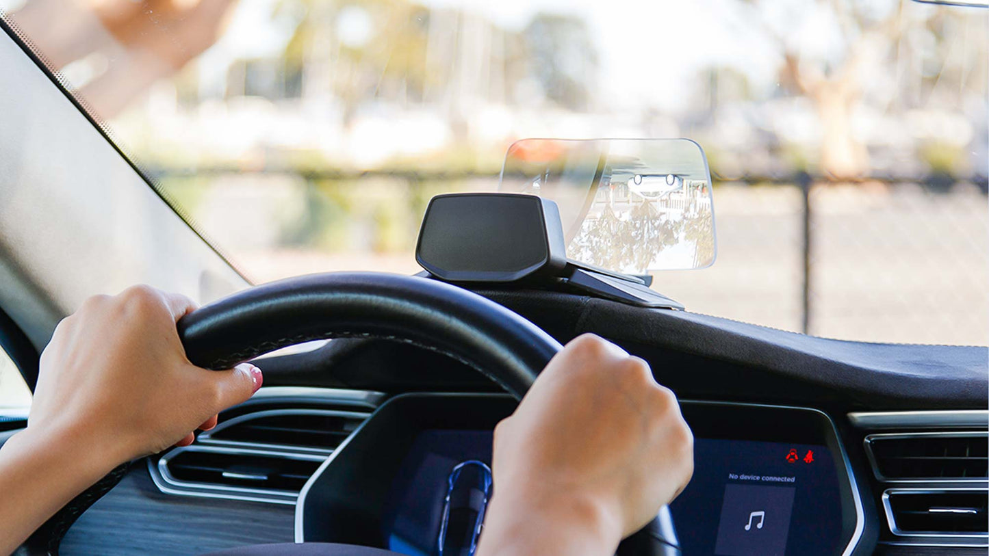 Head-up display Wireless CarPlay/AndroidAuto compatible (small pedestal version)