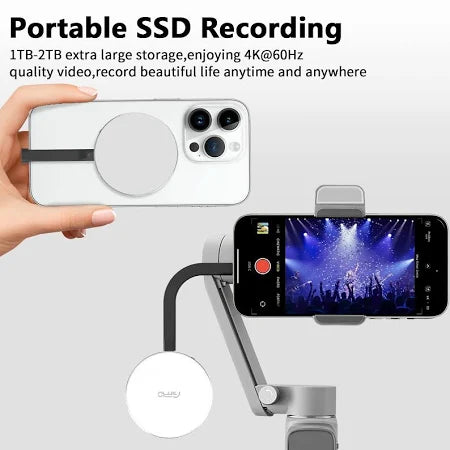 P10 Magnetic Portable Solid State Drive (SSD), Mag-Safe Compatible, Type-C, Up To 2000MB/S